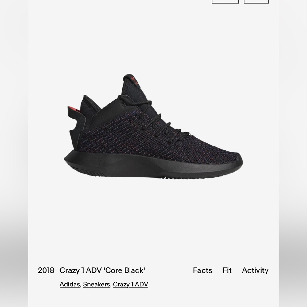 Adidas Men’s Crazy 1 Adv Sneakers